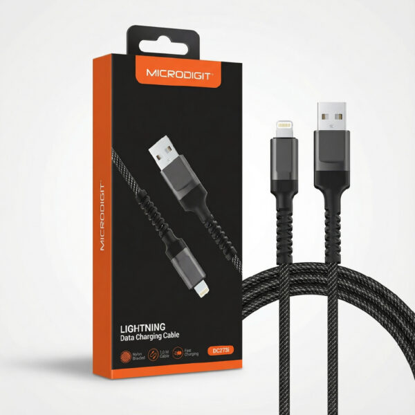 كابل شحن لايتنينغ Microdigit DC273i بطول 1 متر