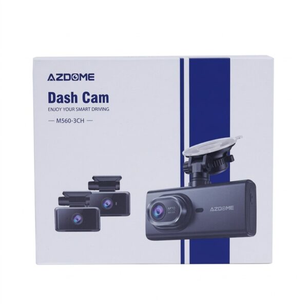 داش كام AZDOME M560 ثلاث كاميرات 5K – + تركيب + حساس وقوف